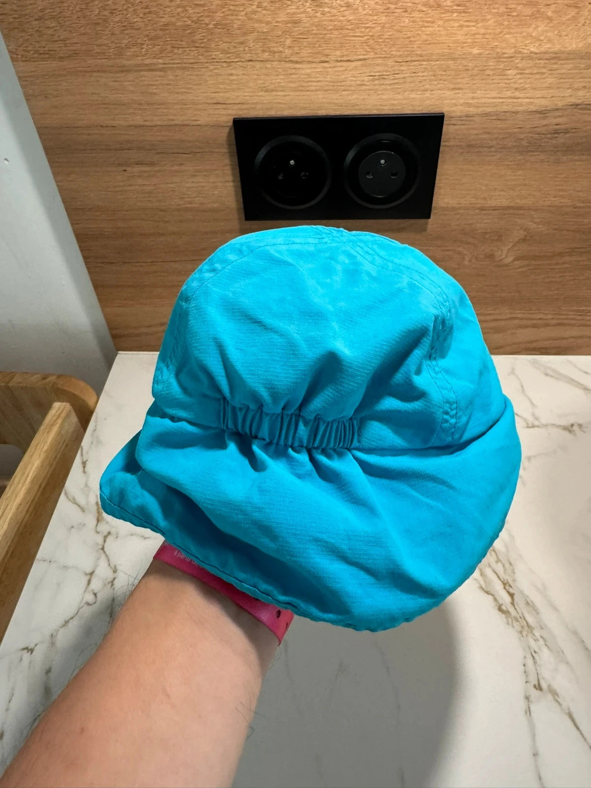 Gorra piscina mar 6 12 meses azul turquesa Nabaiji Décathlon – photo 3